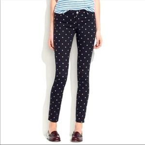 Madewell x BlankNYC Black Polka Dot jeans
